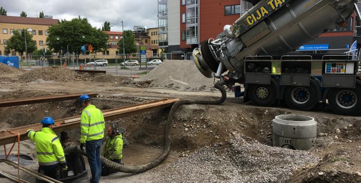 Stormwater filtration and phosphorus removal In Örebro (SW)