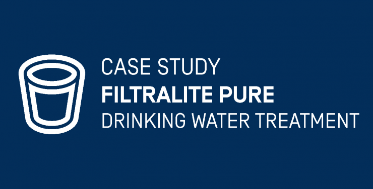 Filtralite® Pure pressure filters at Beckton (UK) for pretreatment prior to desalination