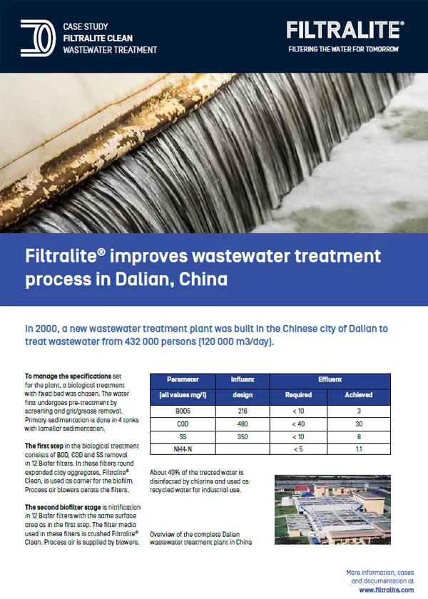 Dalian Wastewater Treatment Plant [en anglais]