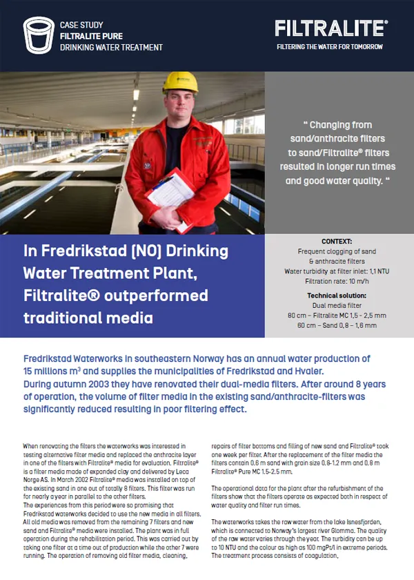 Fredrikstad (NO) Drinking Water Treatment Plant [en anglais].