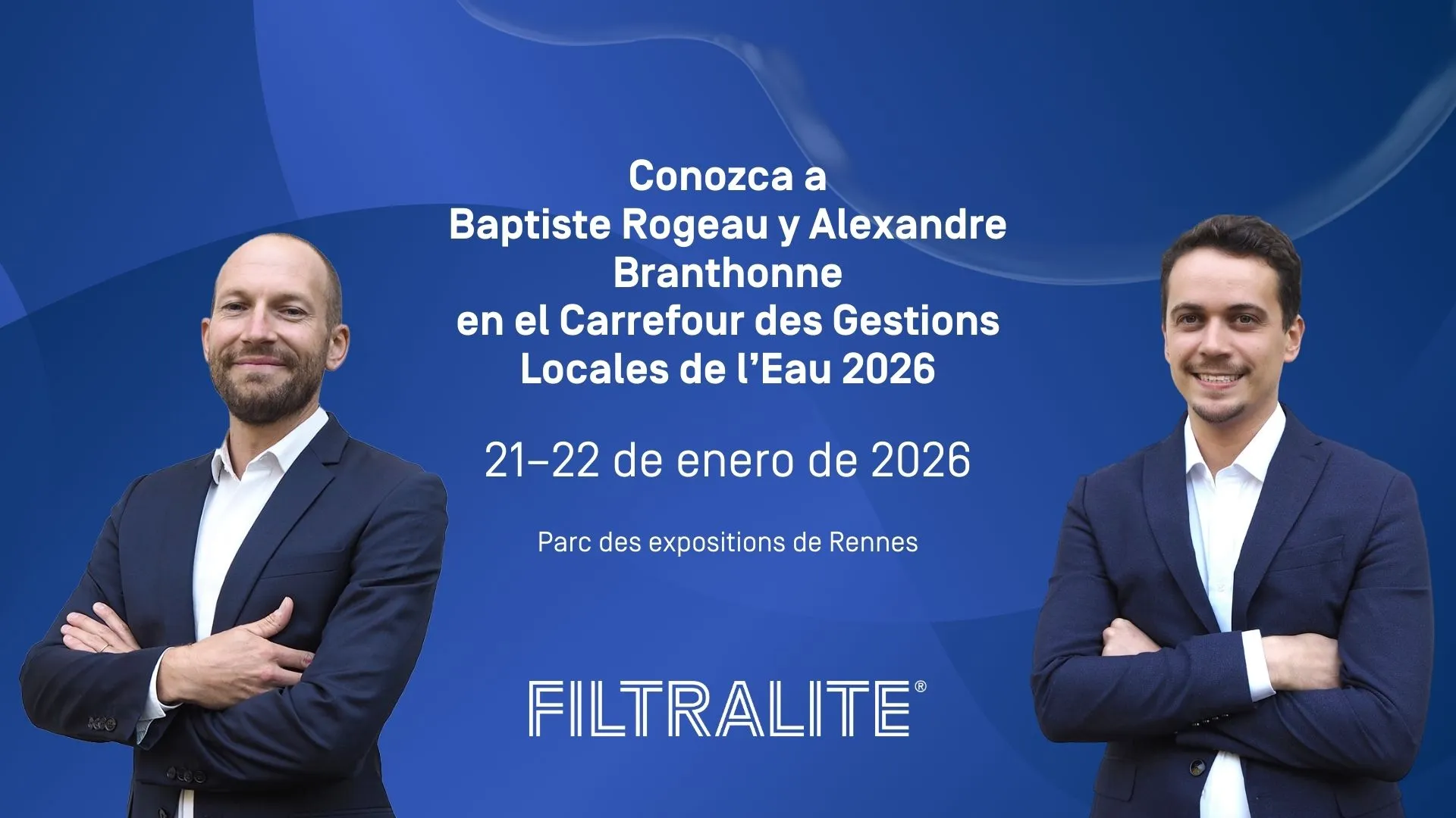 Filtralite en el Carrefour des Gestions Locales de l’Eau 2026.